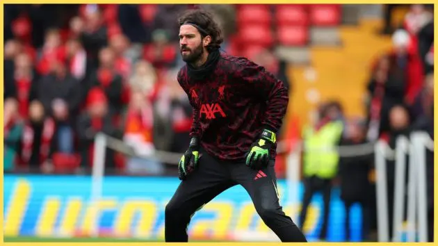 Alisson Becker misses Liverpool's match against PSV Eindhoven due to illness