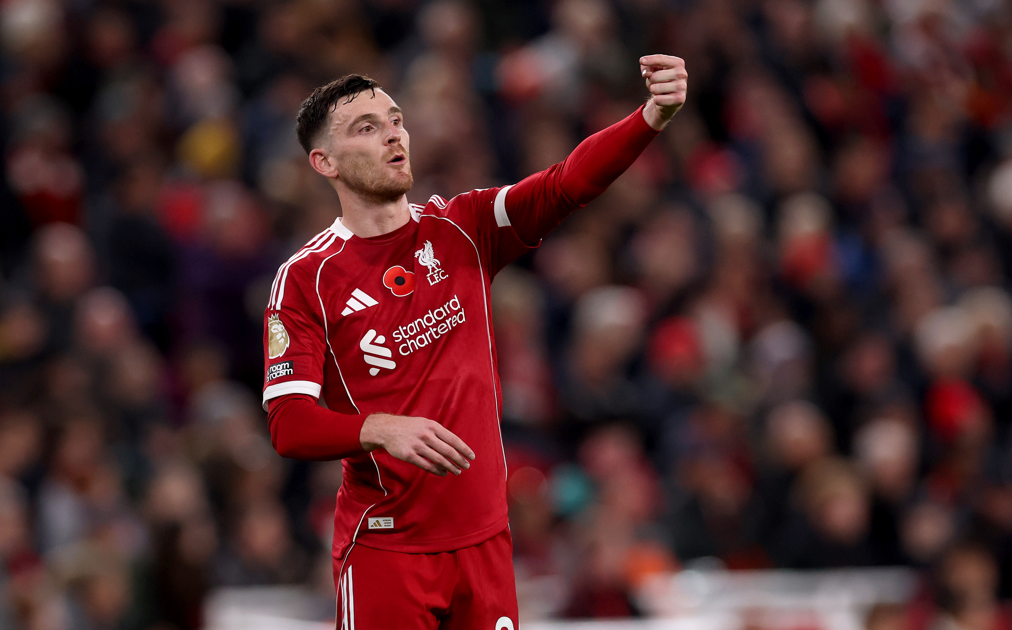 Andy Robertson was to blame for Liverpool's disallowed goal at the Etihad