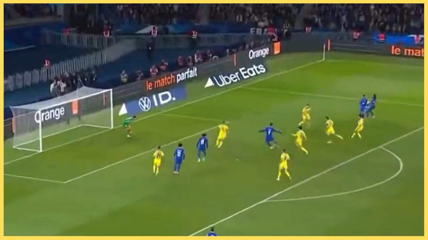 Hugo Ekitike scored his first goal for France in their win over Ukraine