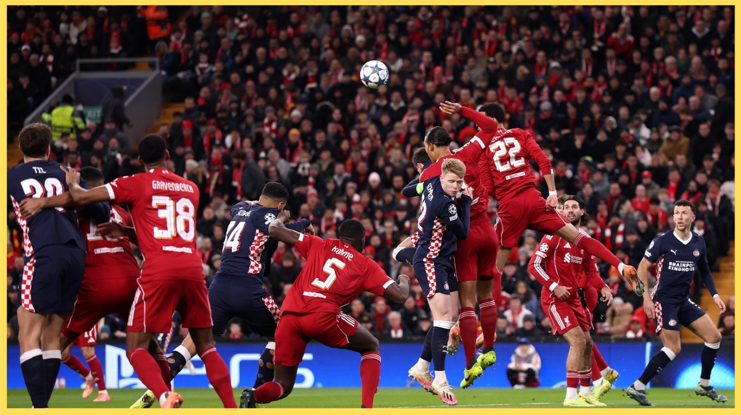 Liverpool recovered from going a goal down early on against PSV Eindhoven