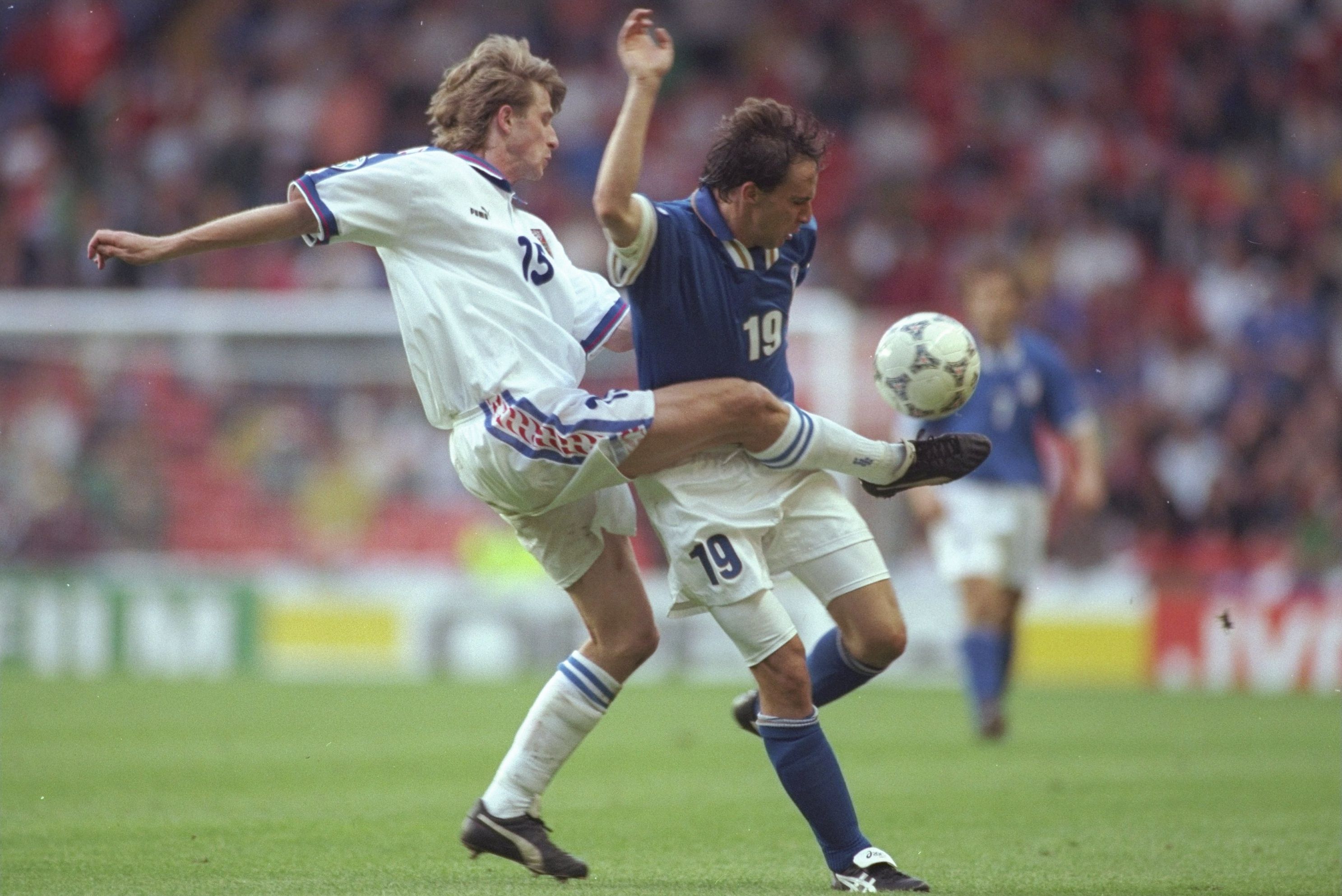 Enrico Chiesa scored at Anfield for Italy during the '96 European Championship