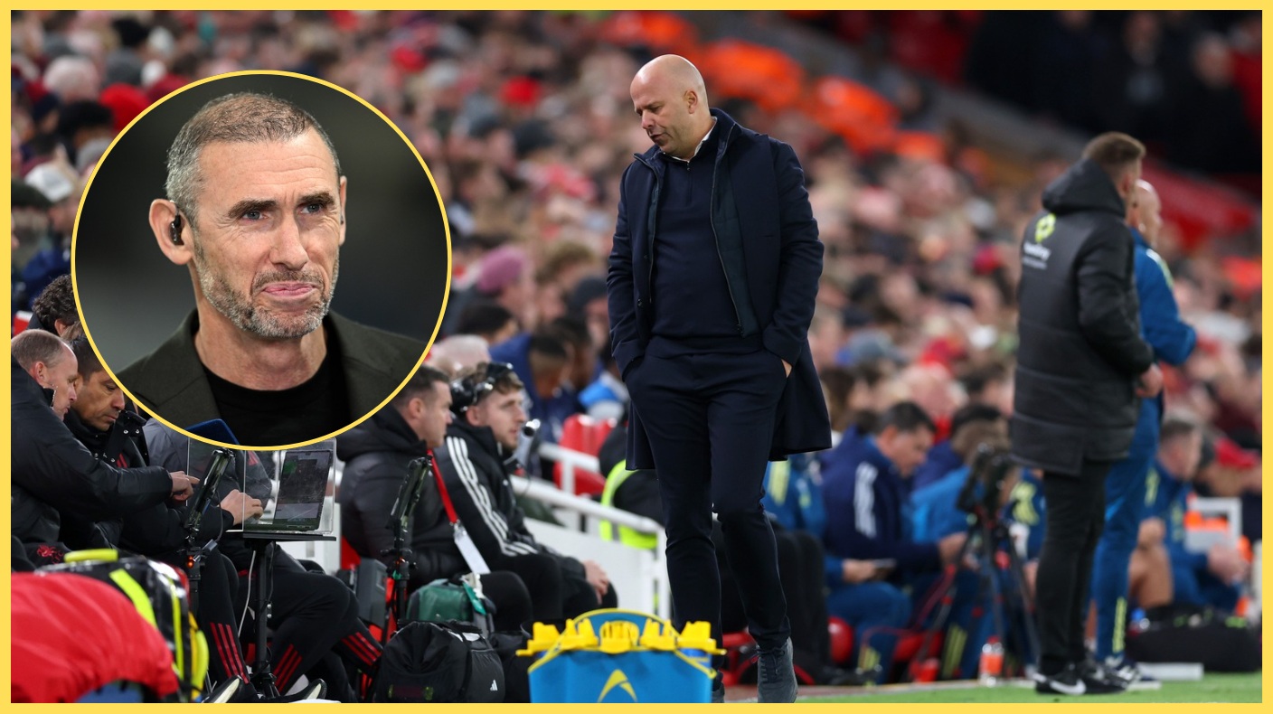 Martin Keown has said that the 'wheels are now coming off' for Arne Slot