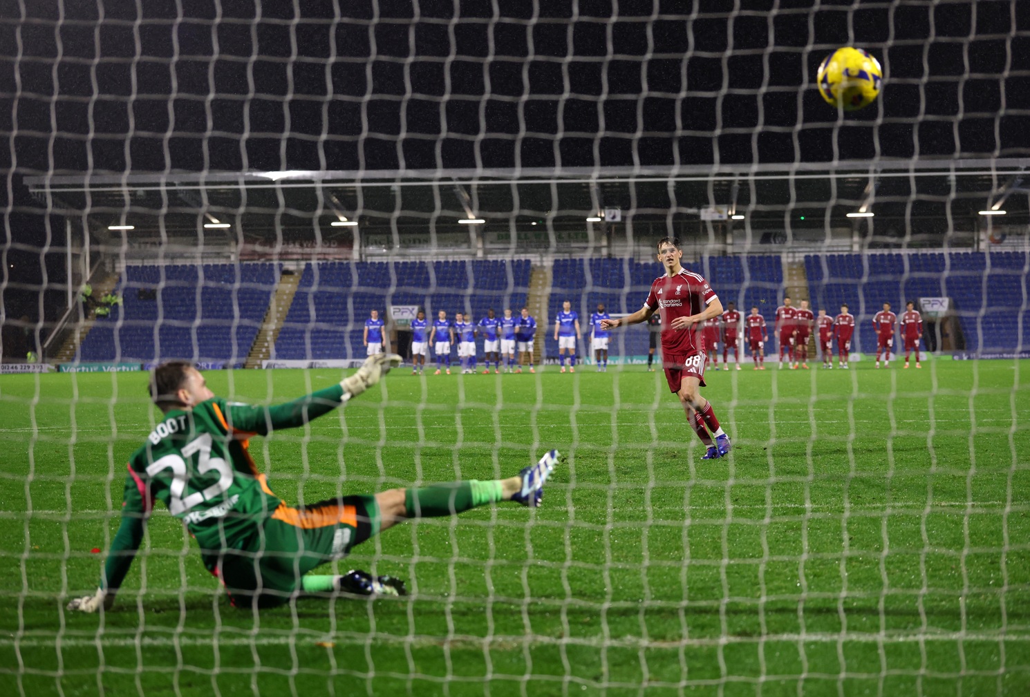 Liverpool under-21s defeated Chesterfield 11-10 in a marathon penalty shootout in the Vertu Trophy