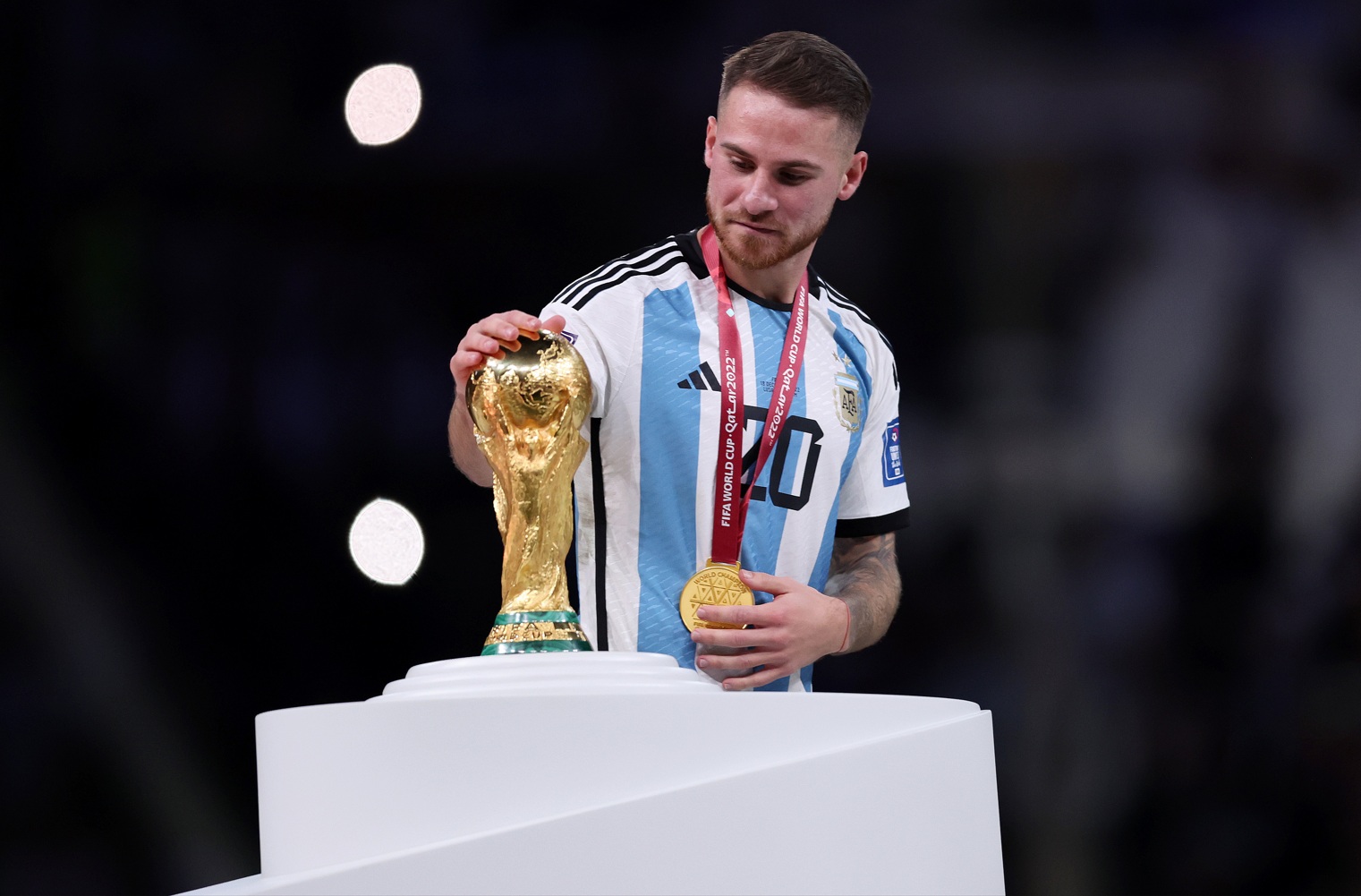 Alexis Mac Allister won the World Cup with Argentina in 2022