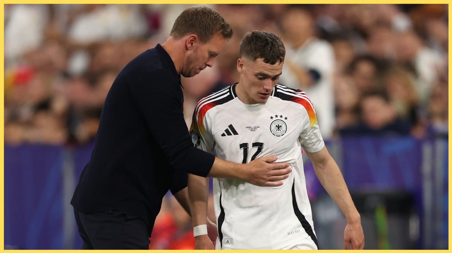 Julian Nagelsmann has blamed Florian Wirtz's Liverpool teammates for his slow start to life at Anfield