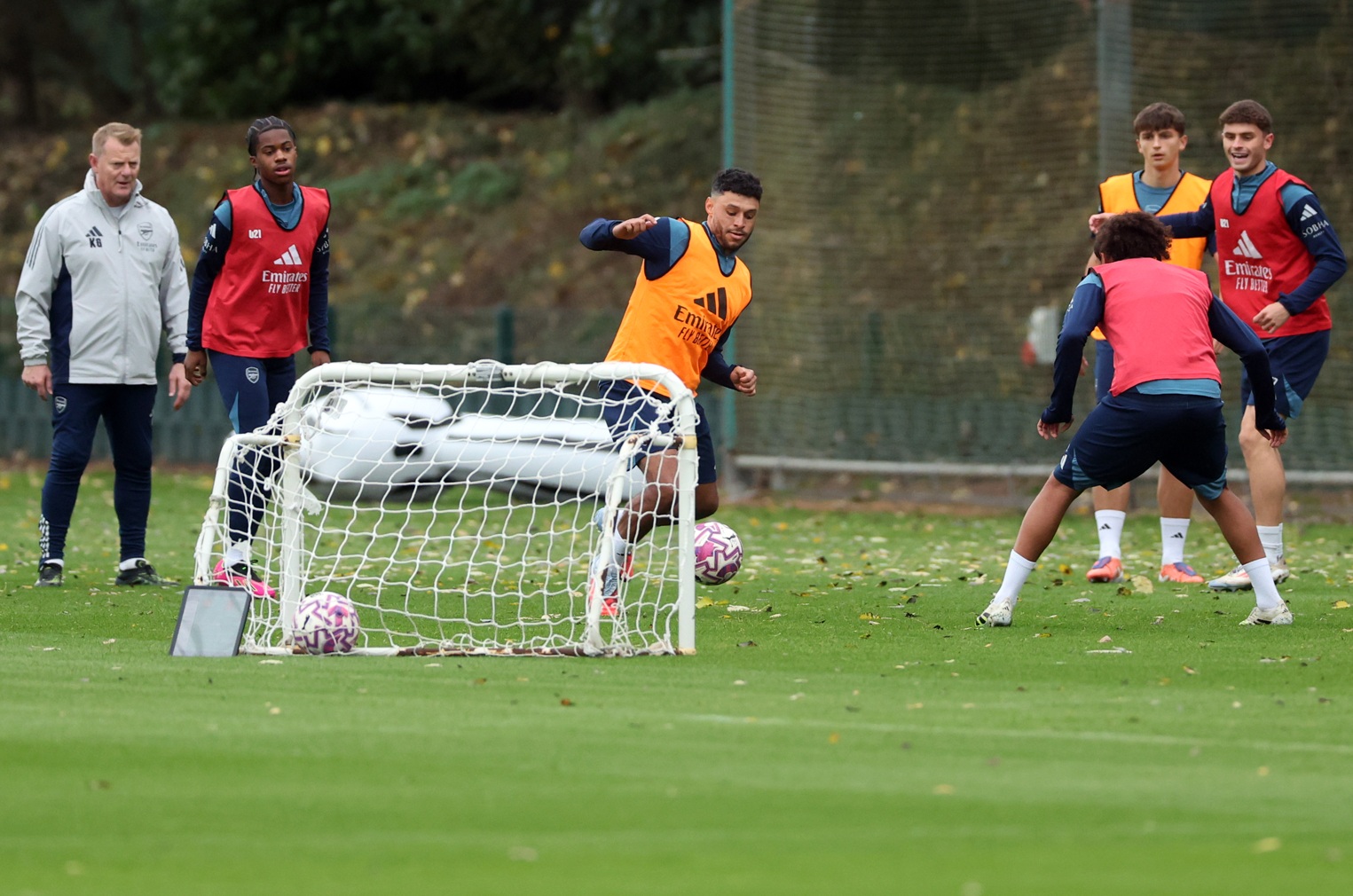 Alex Oxlade-Chamberlain has been training with Arsenal's under-21 side