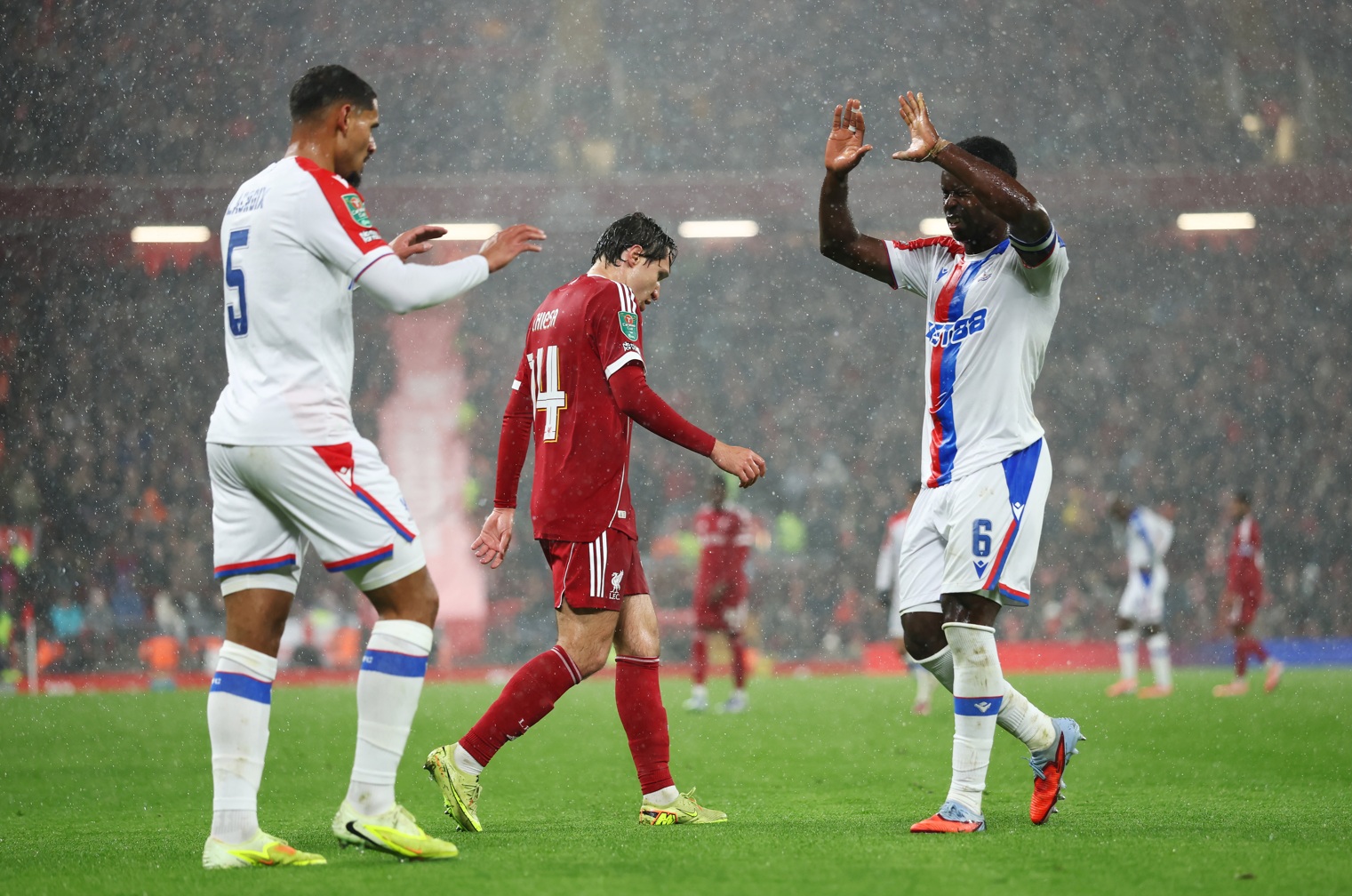 Crystal Palace dumped Liverpool out of the Carabao Cup in October