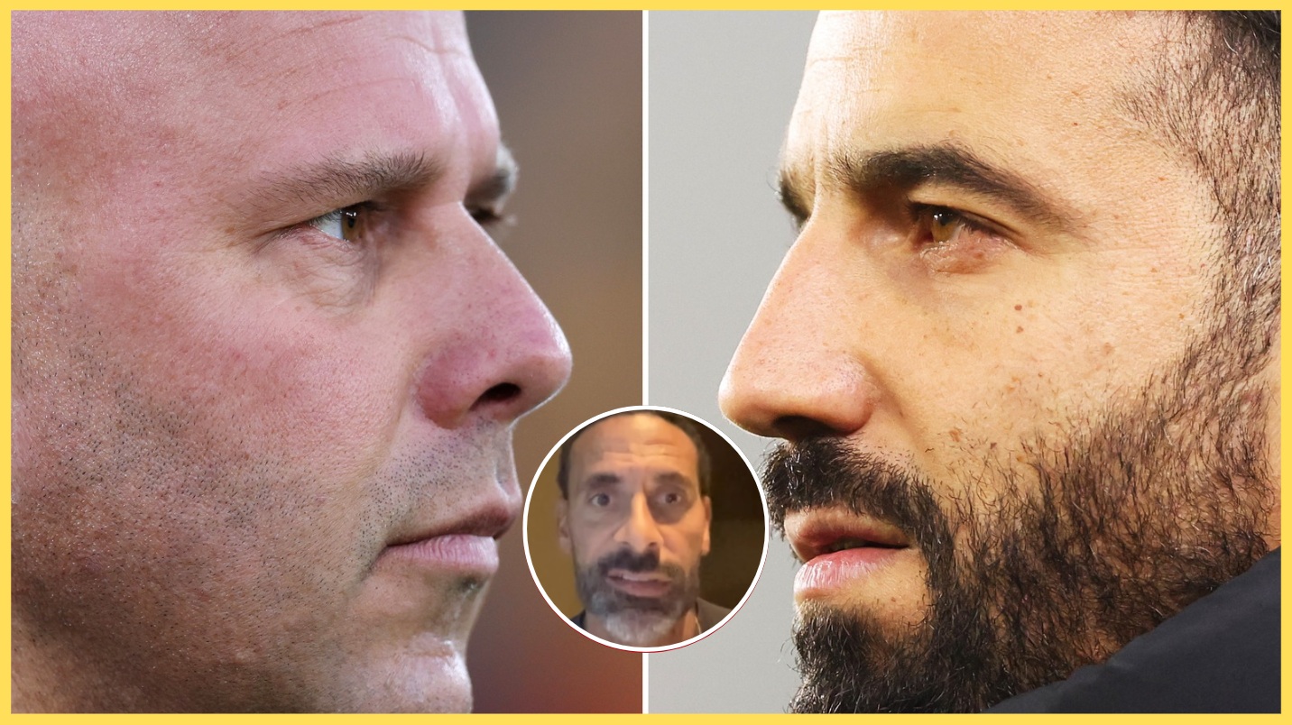 Rio Ferdinand believes that Arne Slot has gotten off lightly in comparison to Ruben Amorim