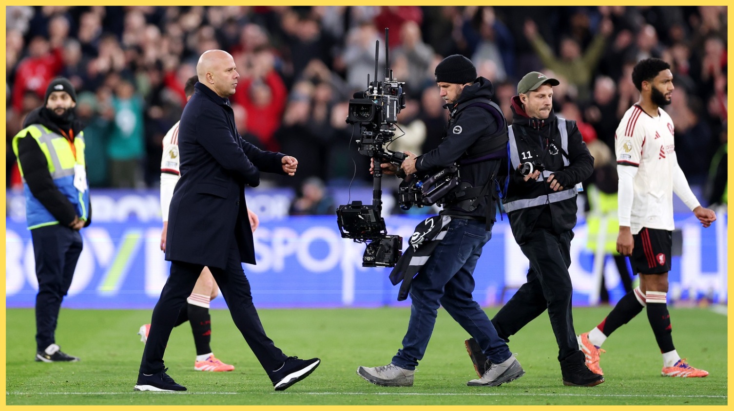 Arne Slot was a happy man after Liverpool's win over West Ham