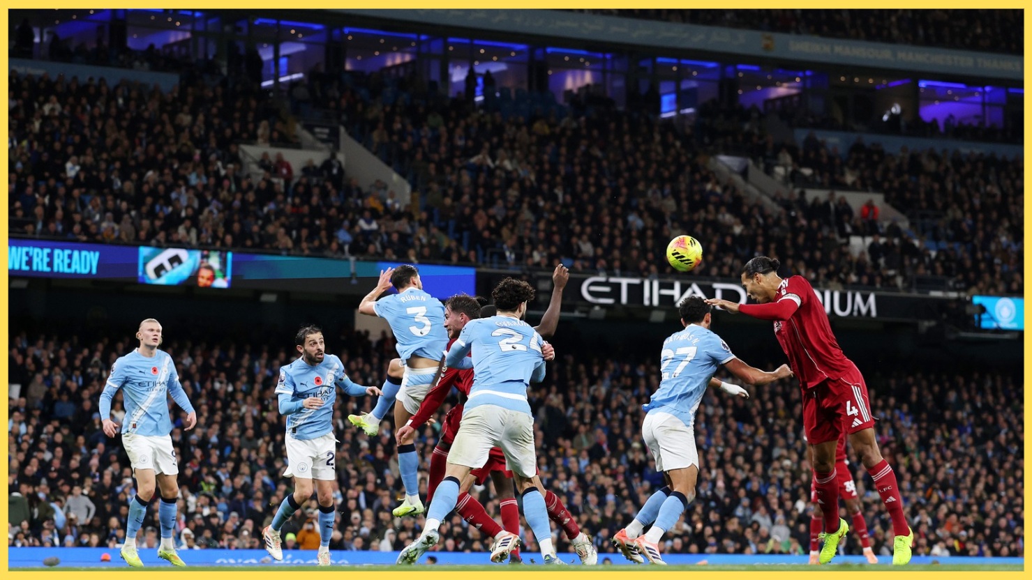 Virgil van Dijk's goal against Manchester City was disallowed