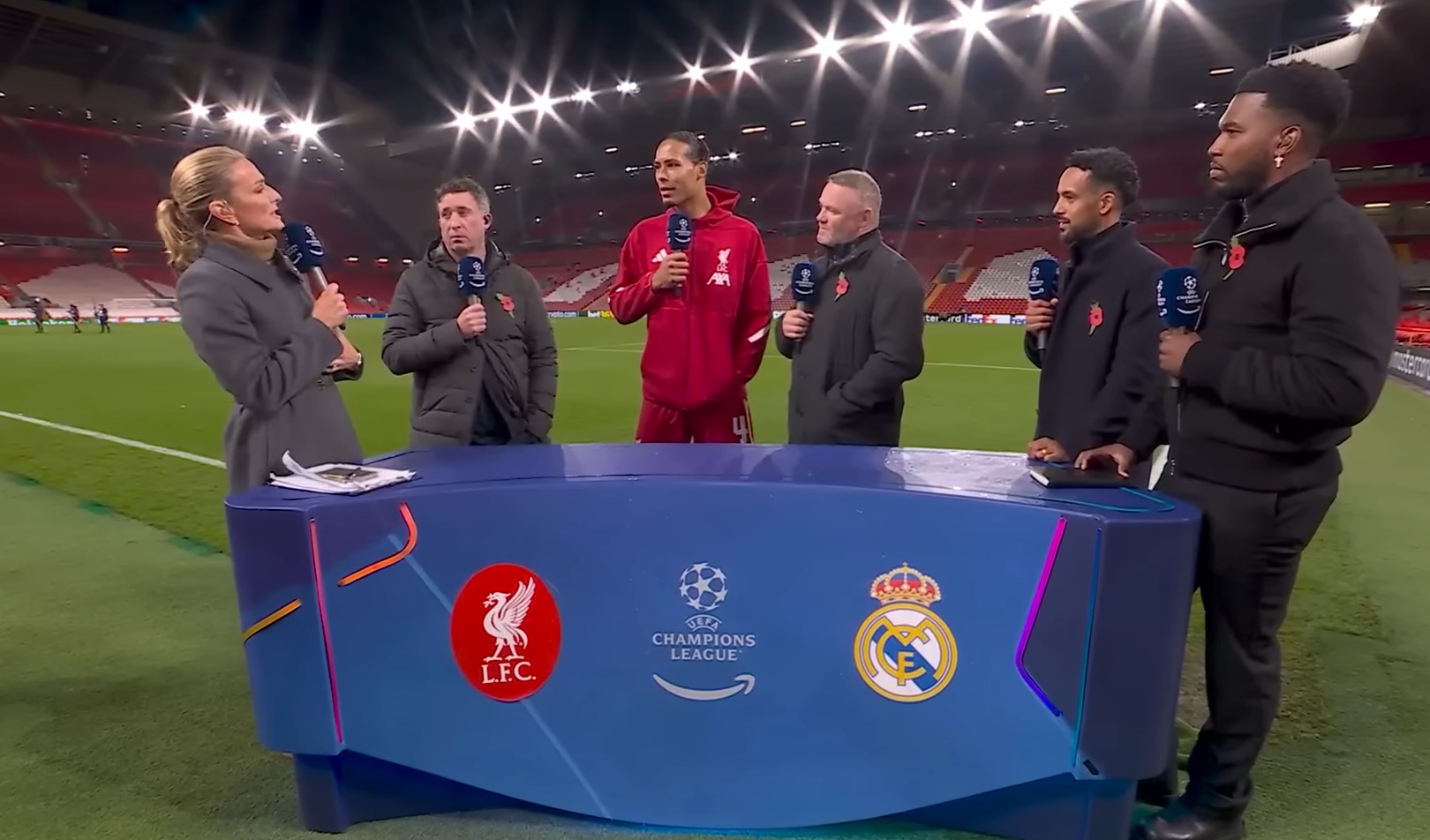 Virgil van Dijk and Wayne Rooney had their say after Liverpool's win over Real Madrid