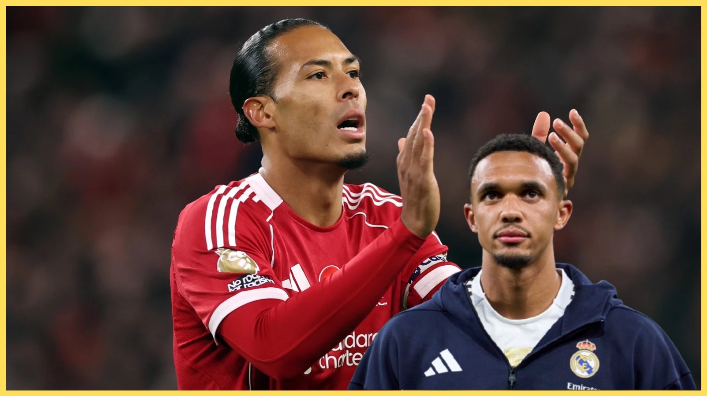 Virgil van Dijk has said he's not spoken much to Trent Alexander-Arnold since the latter's departure from Liverpool