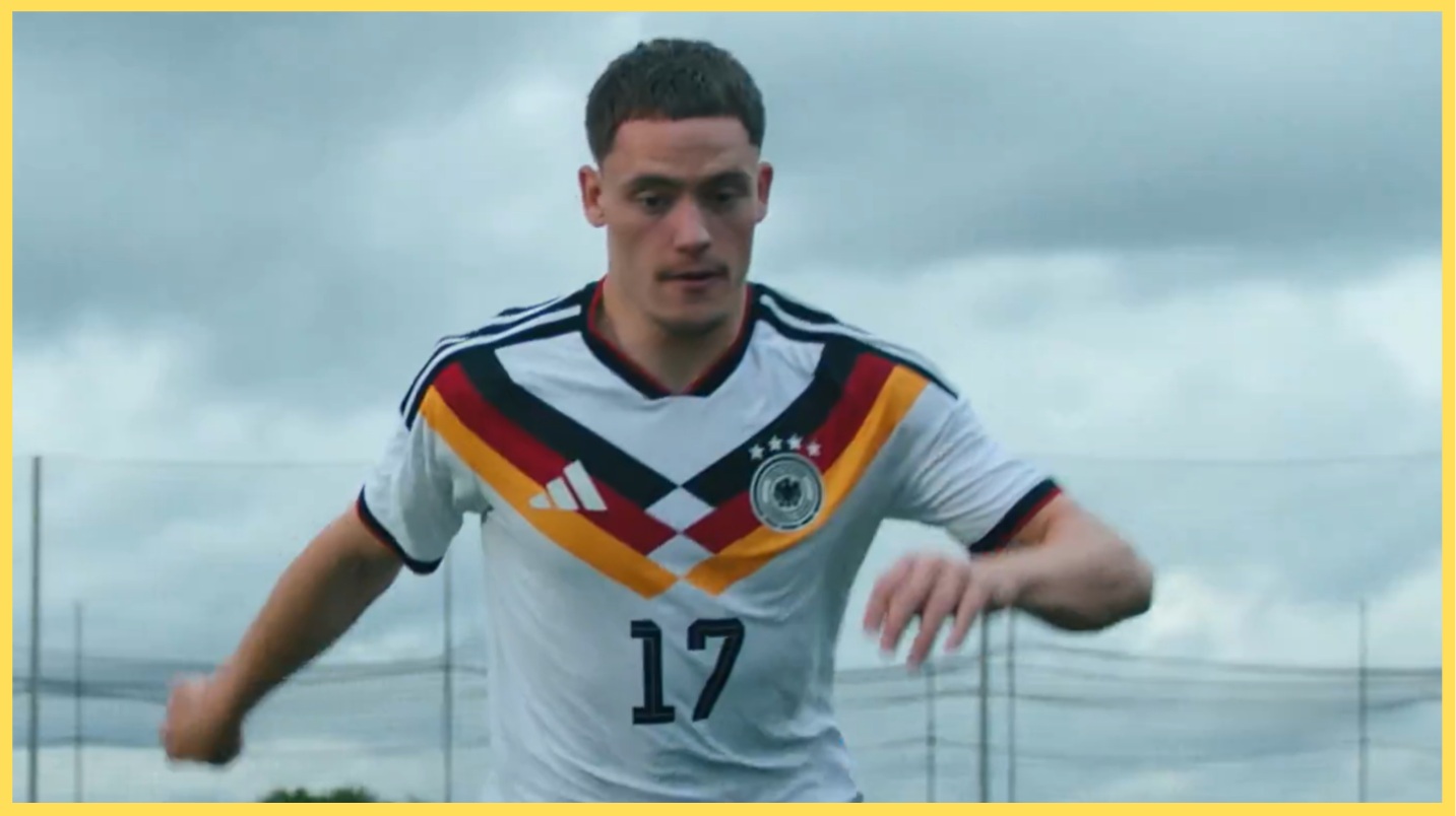 Florian Wirtz appears in the new Adidas advert ahead of the 2026 World Cup