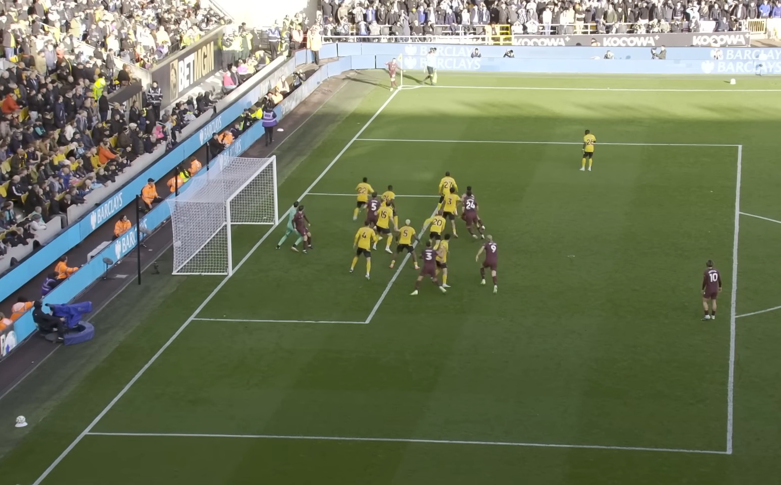 John Stones' goal against Wolves in October 2024 was allowed to stand despite Bernardo Silva clearly impeding Jose Sa