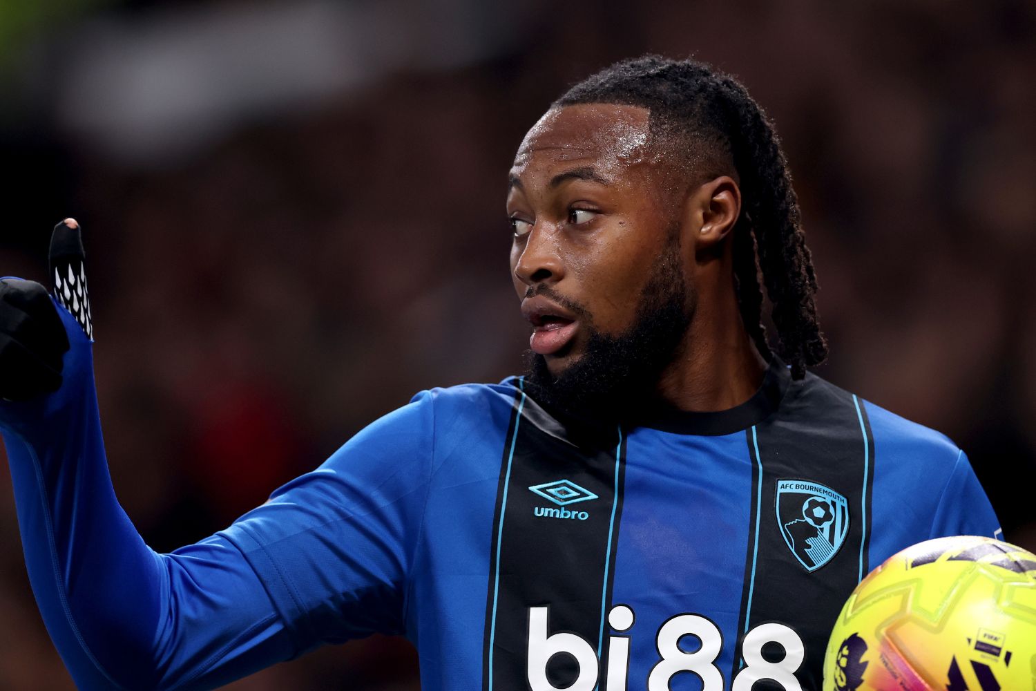 Antoine Semenyo of Bournemouth in action