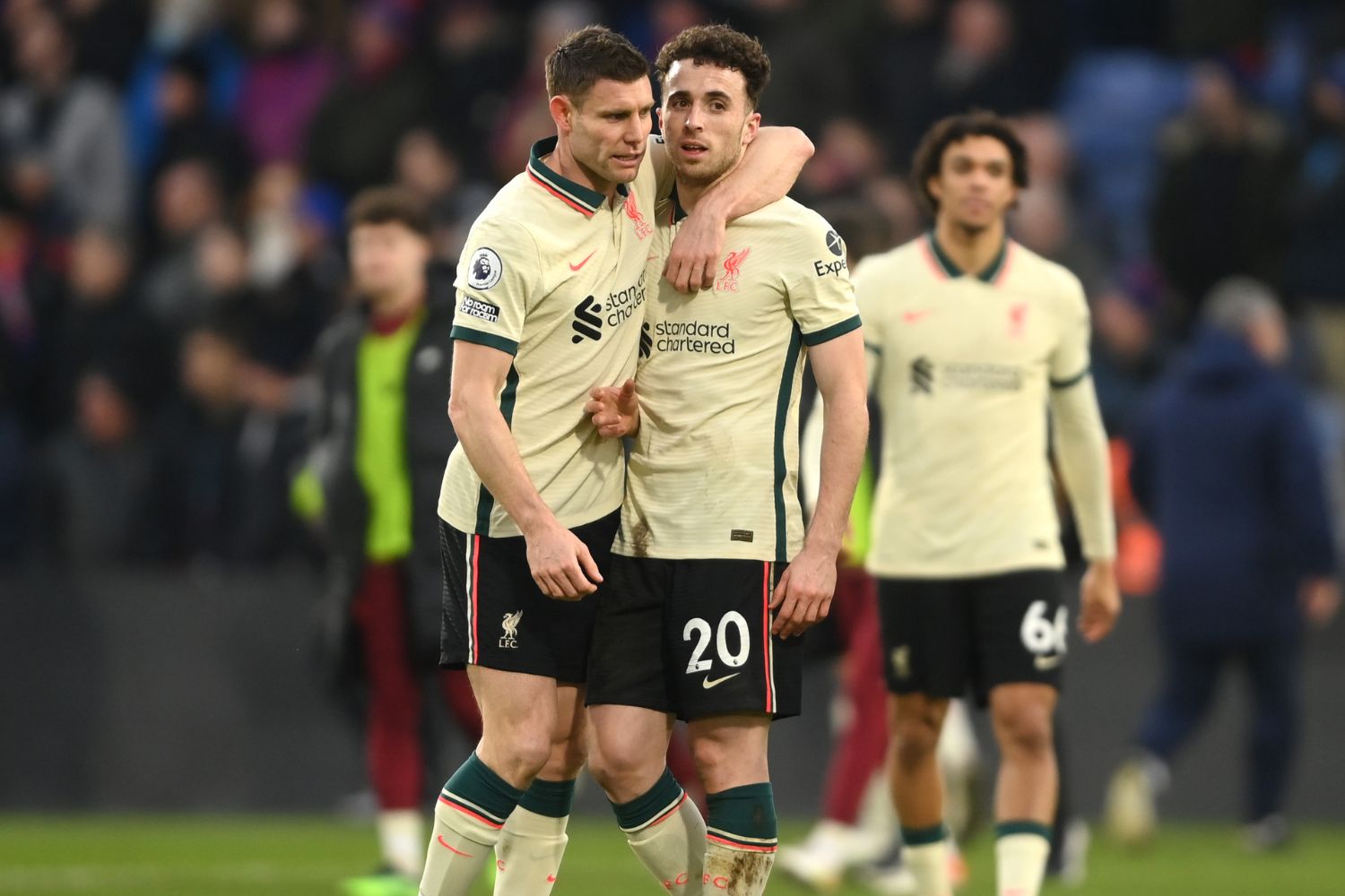 James Milner and Diogo Jota, in 2022