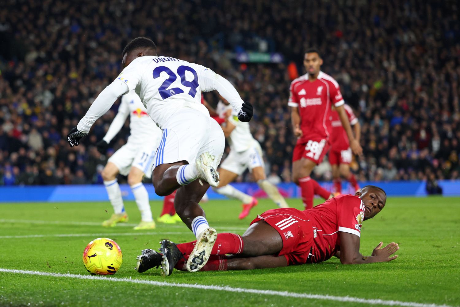 Ibou Konate's foul on Willy Gnoto