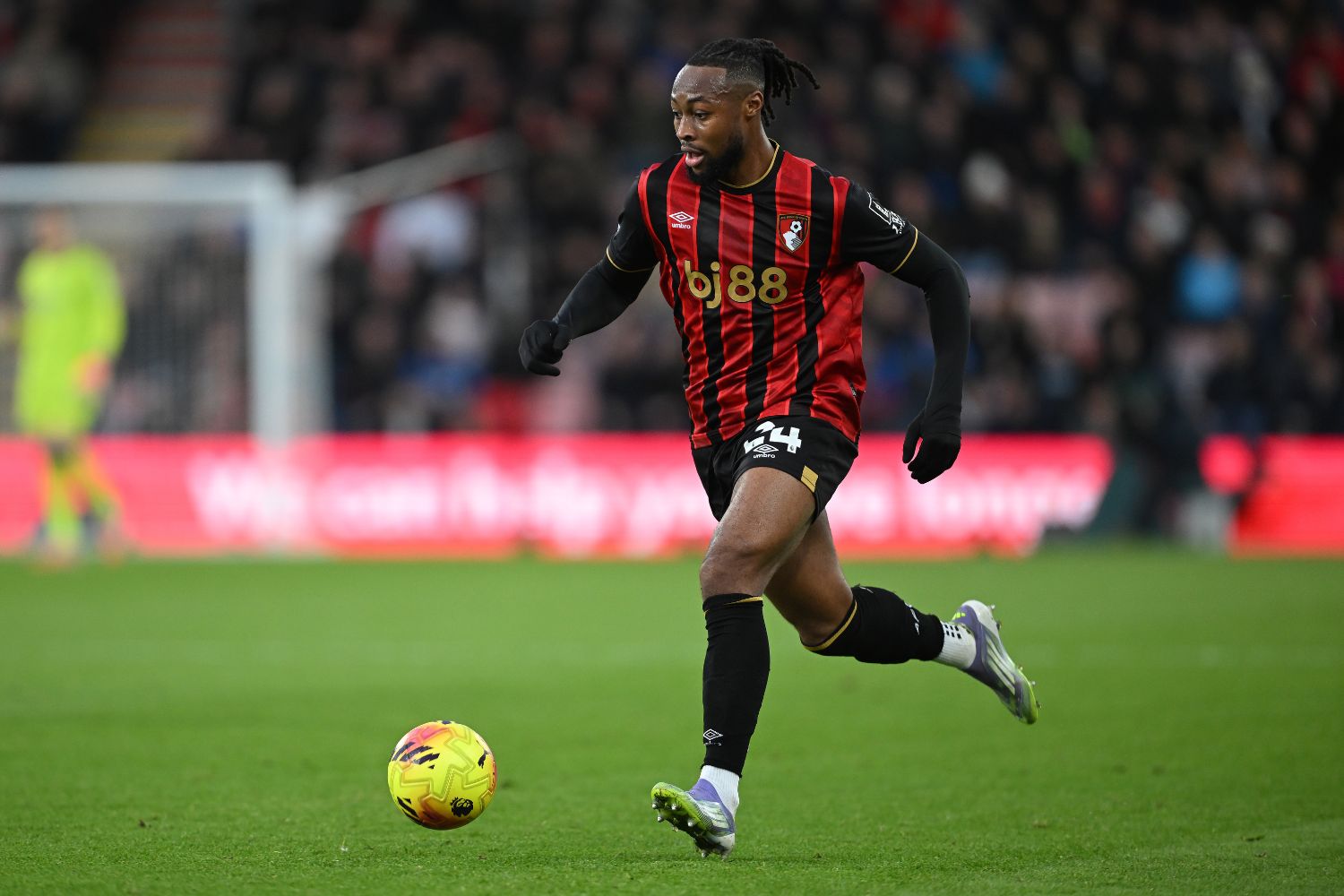 Antoine Semenyo of Bournemouth in action
