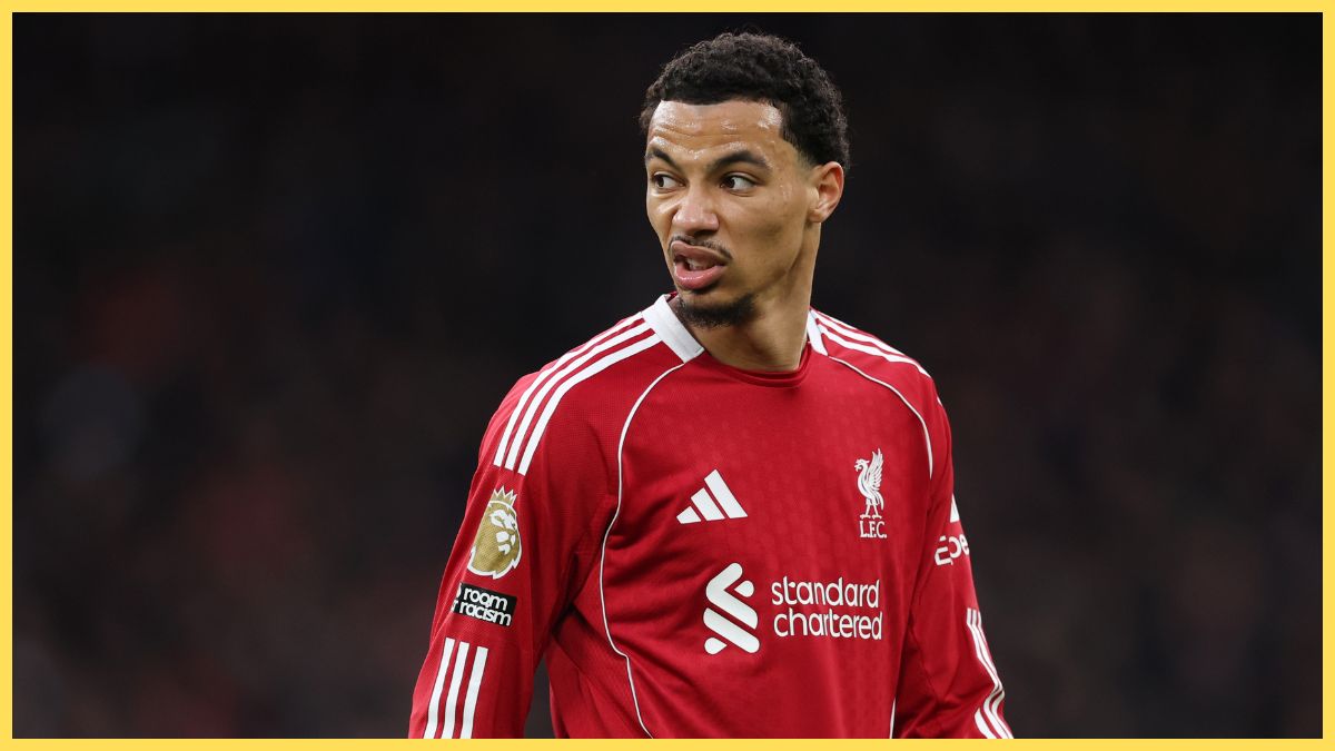 Hugo Ekitike in action against Brighton