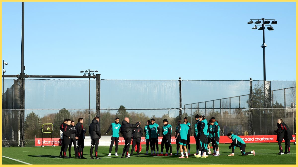 Kaide Gordon trains with Liverpool first team before PSV