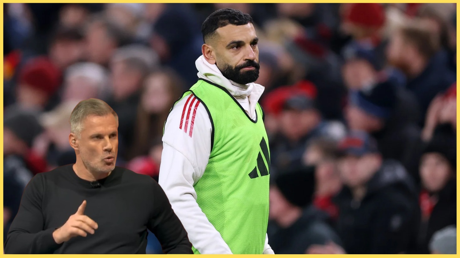 Jamie Carragher said that Mo Salah 'let himself down' during Liverpool's win over Eintracht Frankfurt in October