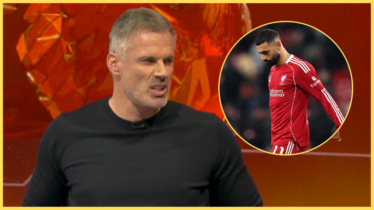 Jamie Carragher has slammed Mo Salah over his comments at the weekend