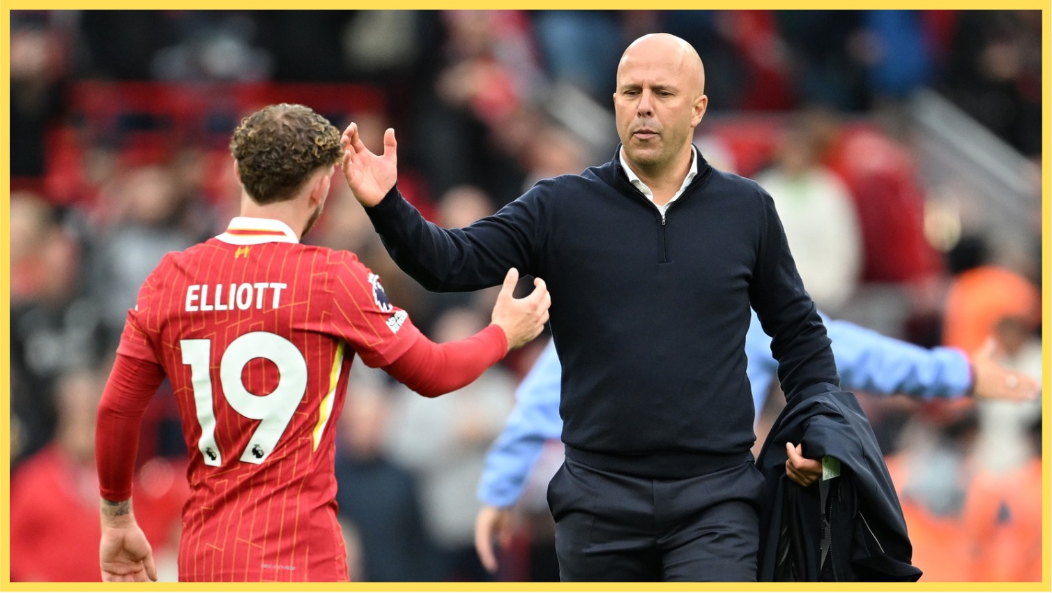 Arne Slot gives emphatic 15-word response on whether Harvey Elliott could return to Liverpool