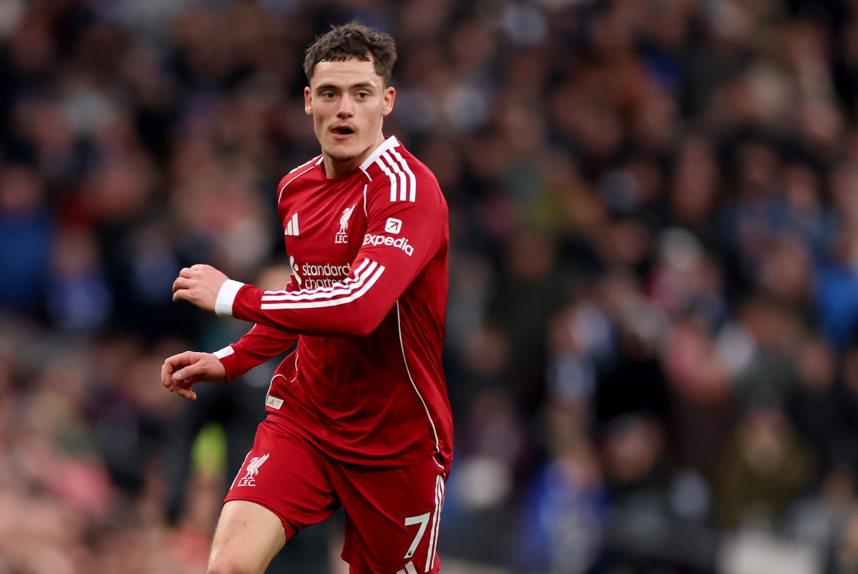 Florian Wirtz enjoyed another strong performance for Liverpool in their win over Brighton