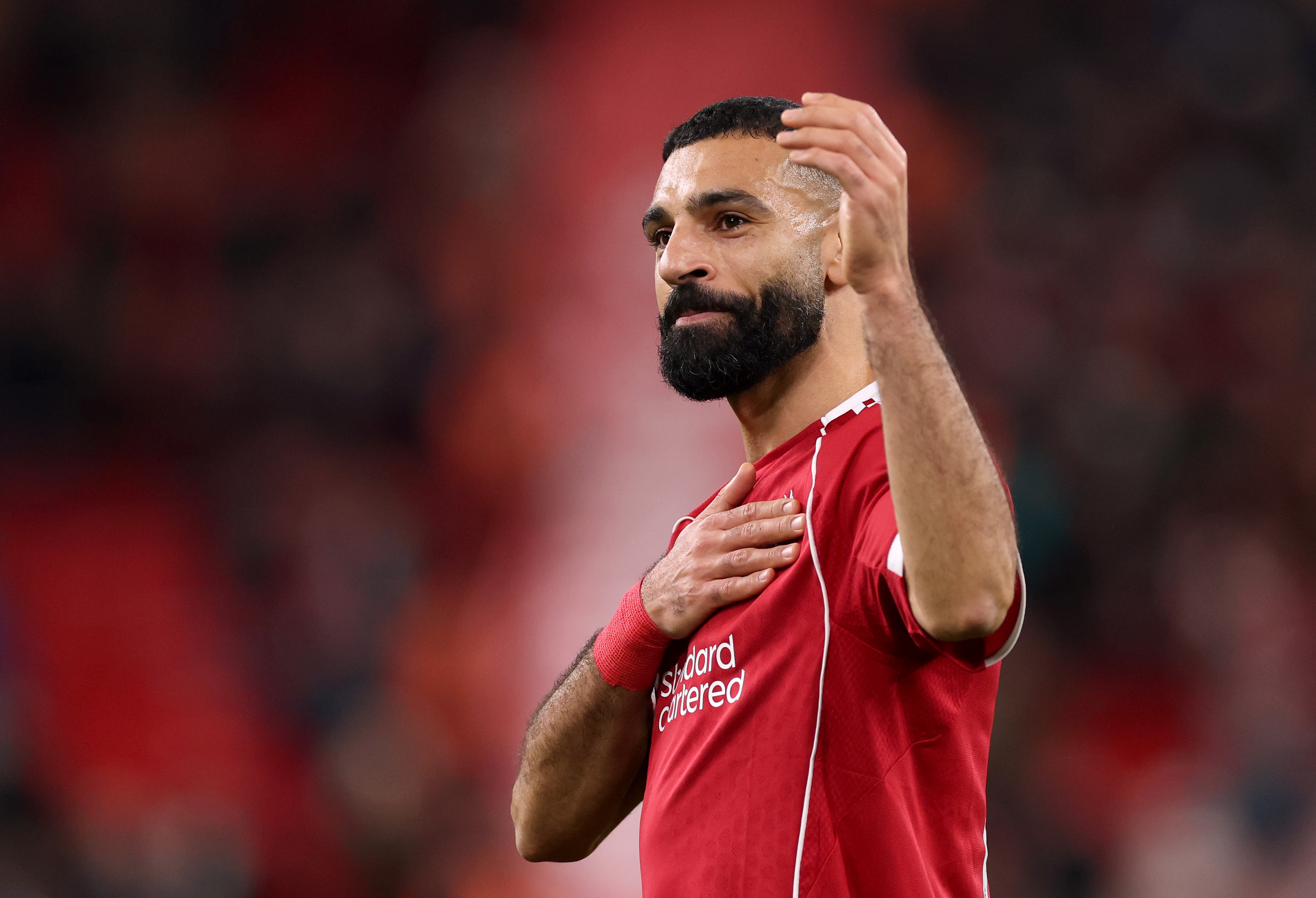 Jamie Carragher has urged Mo Salah not to leave Liverpool in January