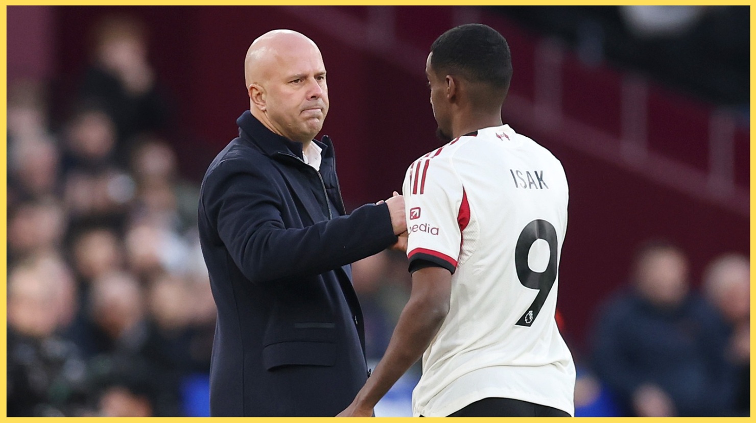 Arne Slot has explained that Alexander Isak has a 'minor' injury