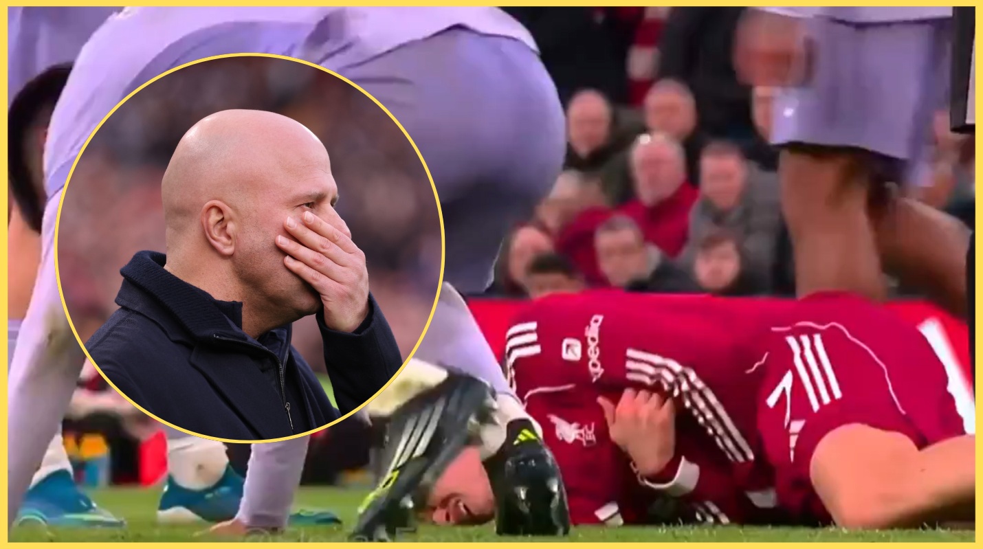 Florian Wirtz was on the end of a dangerous tackle from Diego Gomez