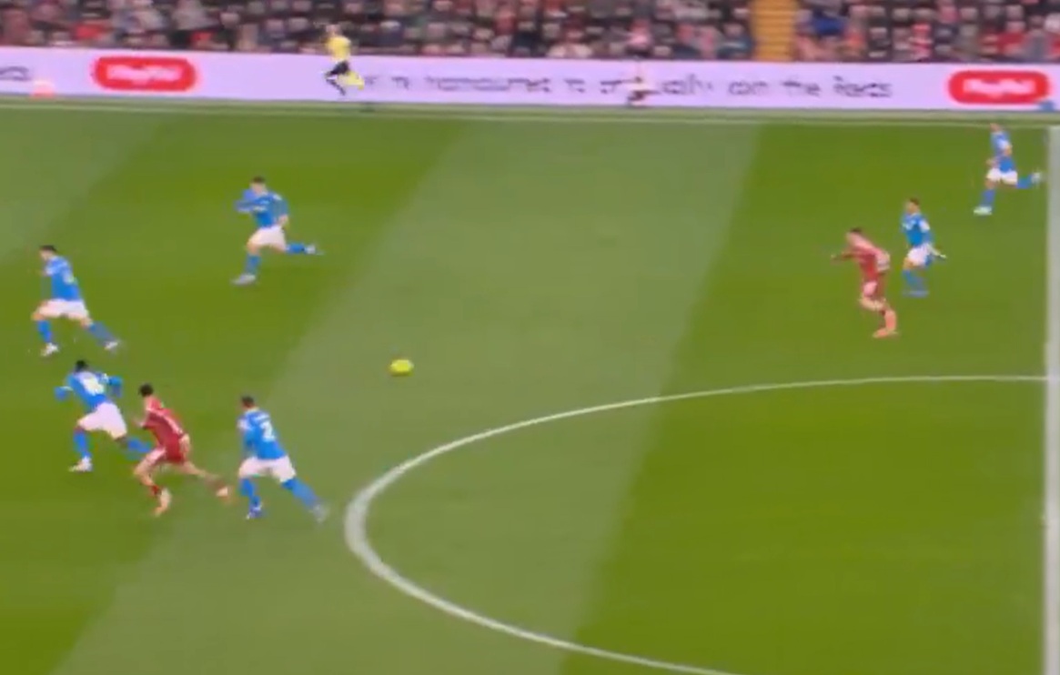 Florian Wirtz picked out Hugo Ekitike with an exquisite through ball