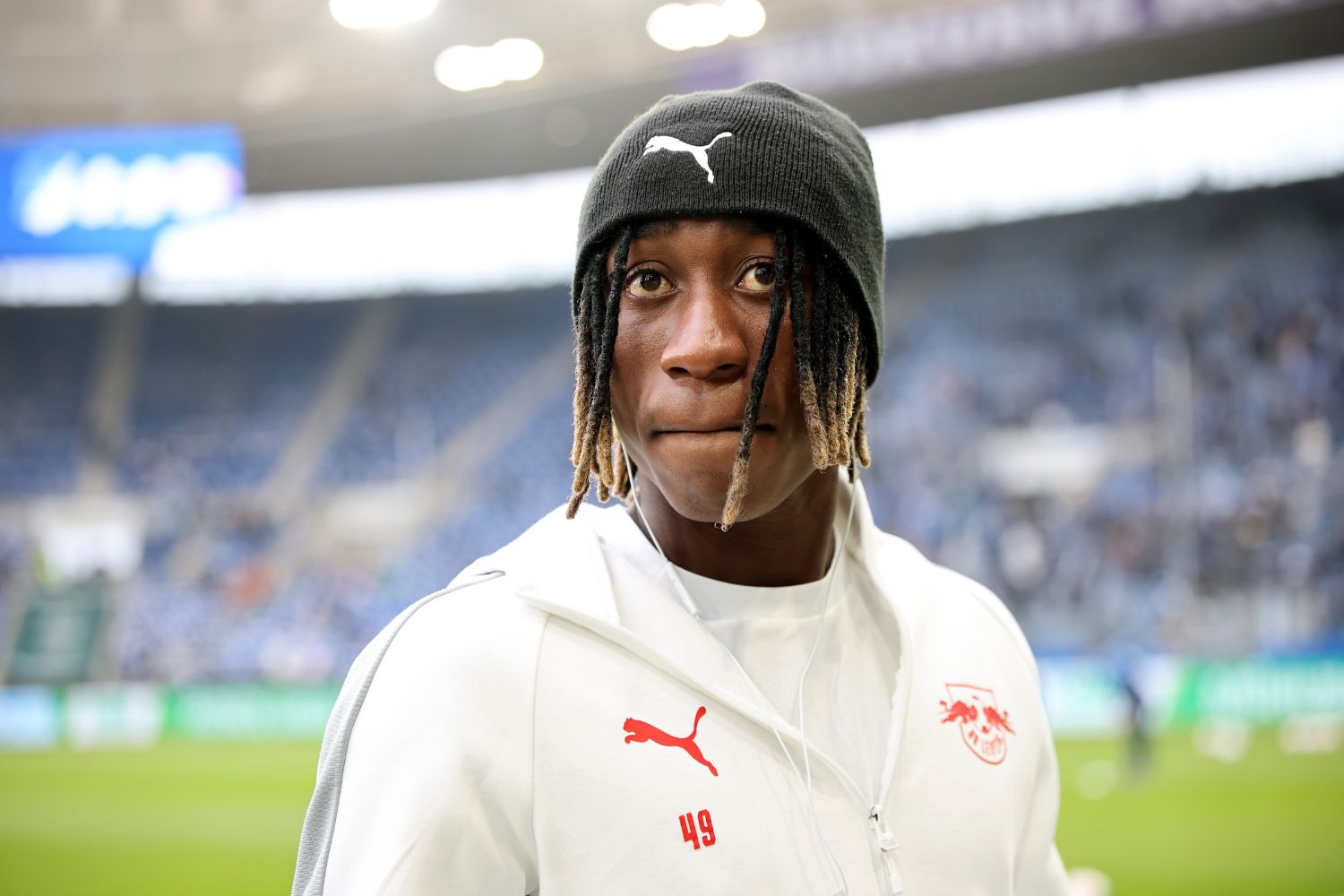 Yan Diomande of RB Leipzig