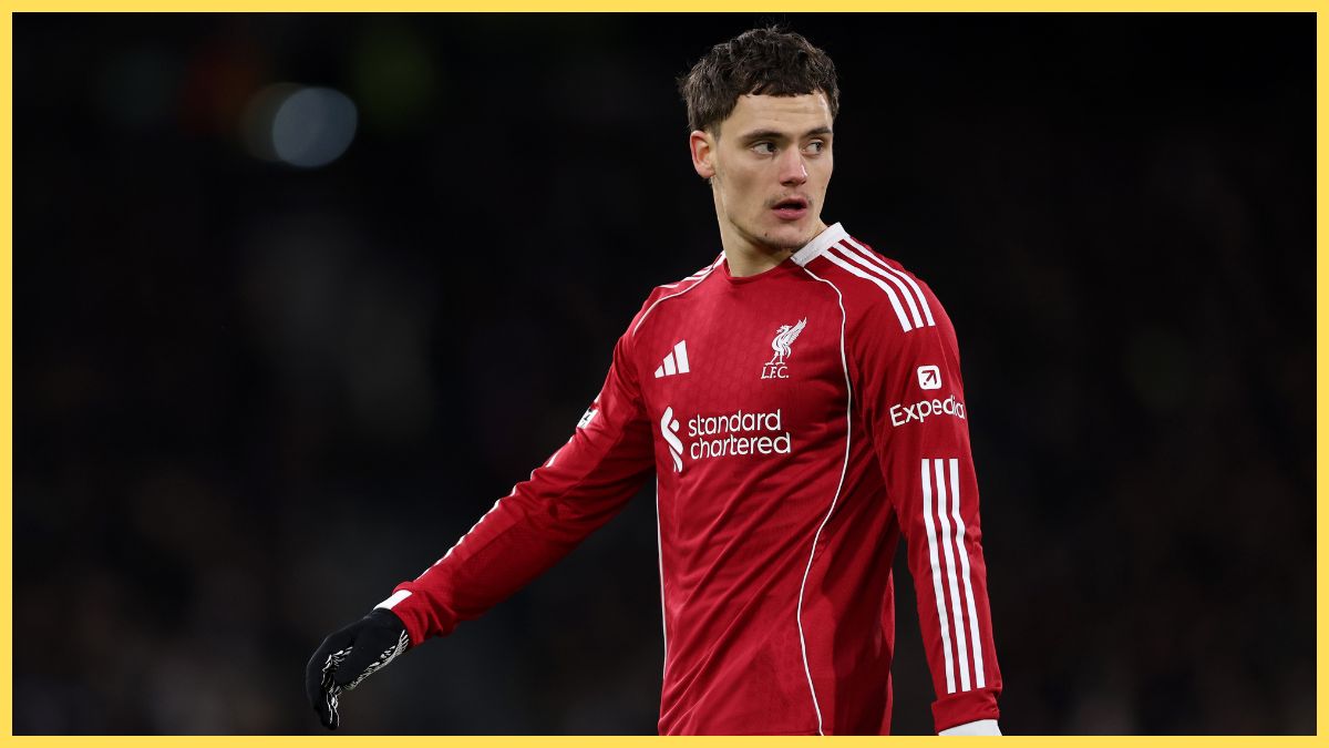 Florian Wirtz in action against Fulham