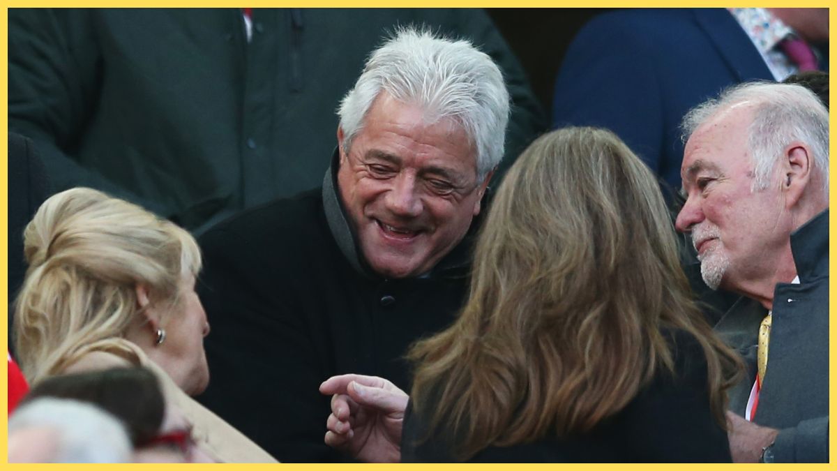 Kevin Keegan watching Liverpool, in 2018
