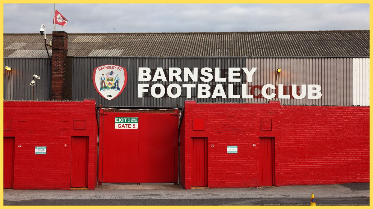 General view of Barnley's Oakwell Stadium