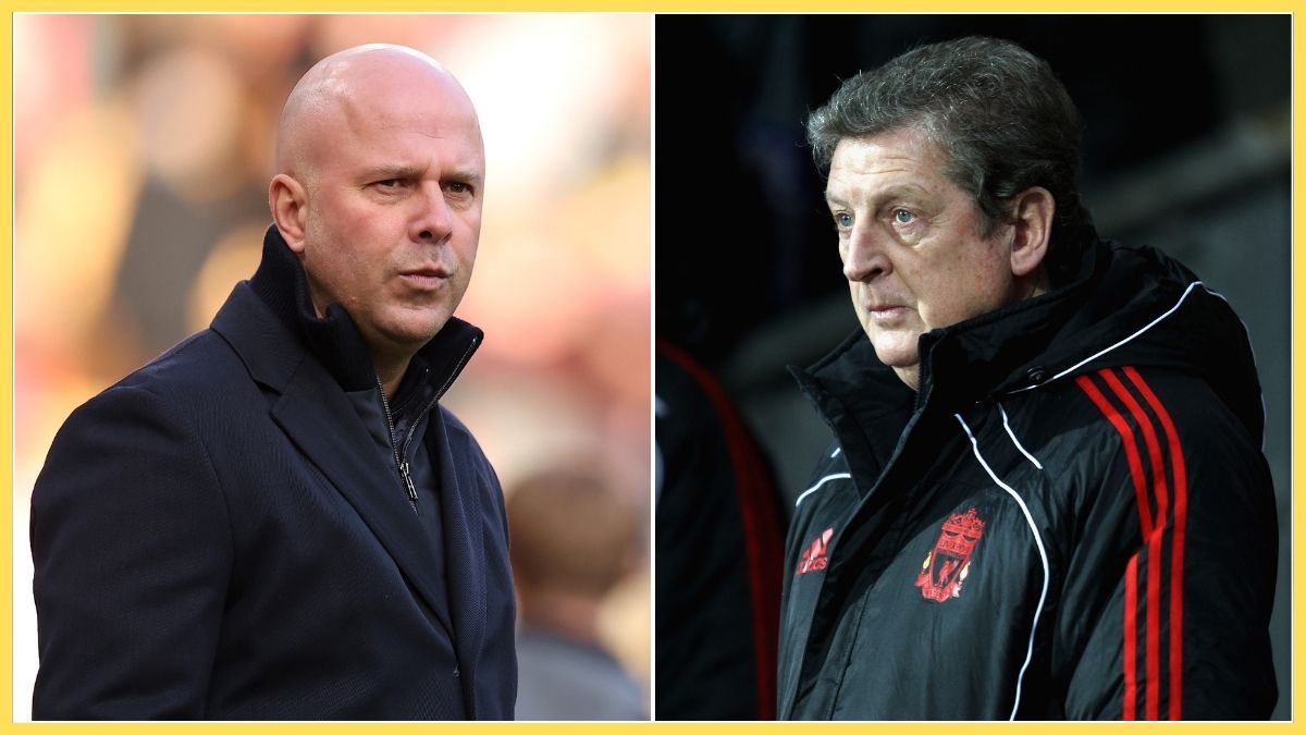 Arne Slot as head coach of Liverpool in 2026, Roy Hodgson as Liverpool manager in 2011