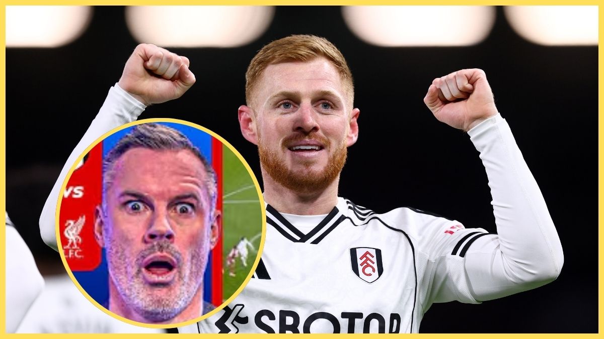 Harrison Reed celebrates after equalising against Liverpool