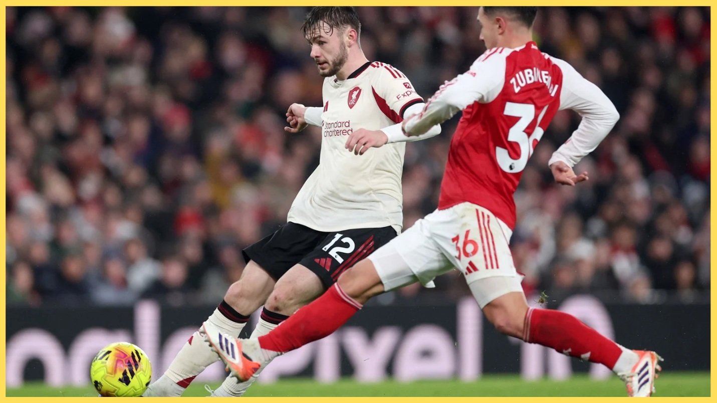 Conor Bradley suffered a serious knee injury in Liverpool's 0-0 draw at Arsenal