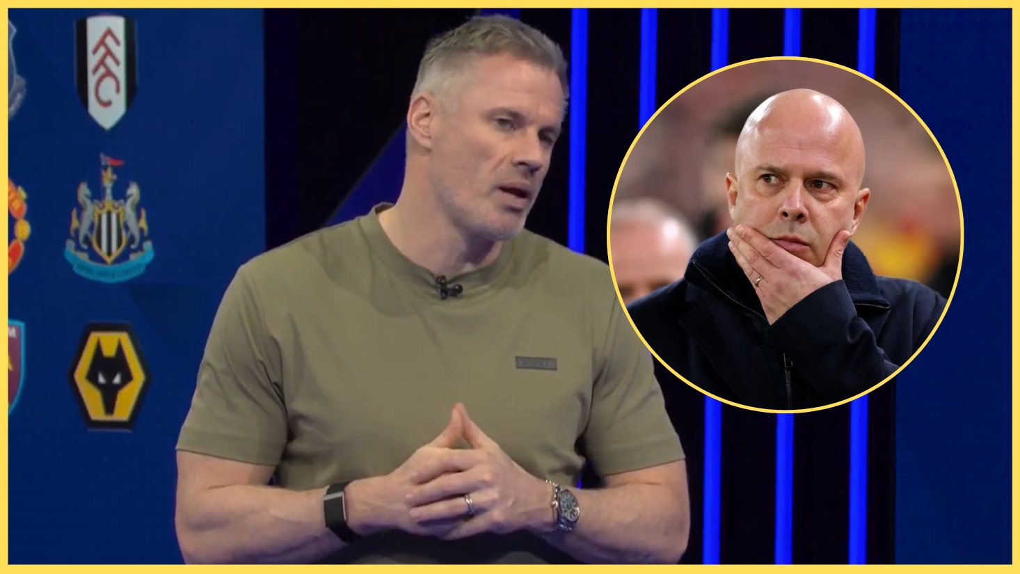 Jamie Carragher says Arne Slot might have gone 'too far' in trying to improve Liverpool defensively