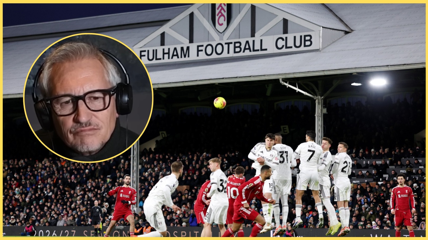 Gary Lineker was surprised that Florian Wirtz's goal against Fulham was allowed to stand