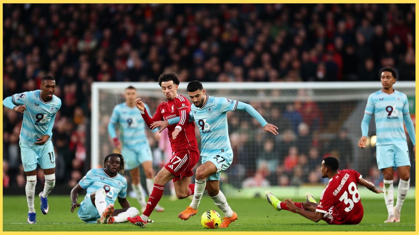 Liverpool and Burnley played out a 1-1 draw at Anfield on Saturday