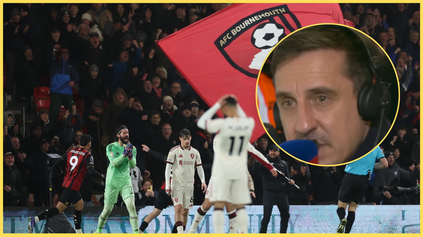 Gary Neville has noticed something about Liverpool that they need to ‘get rid of’ immediately