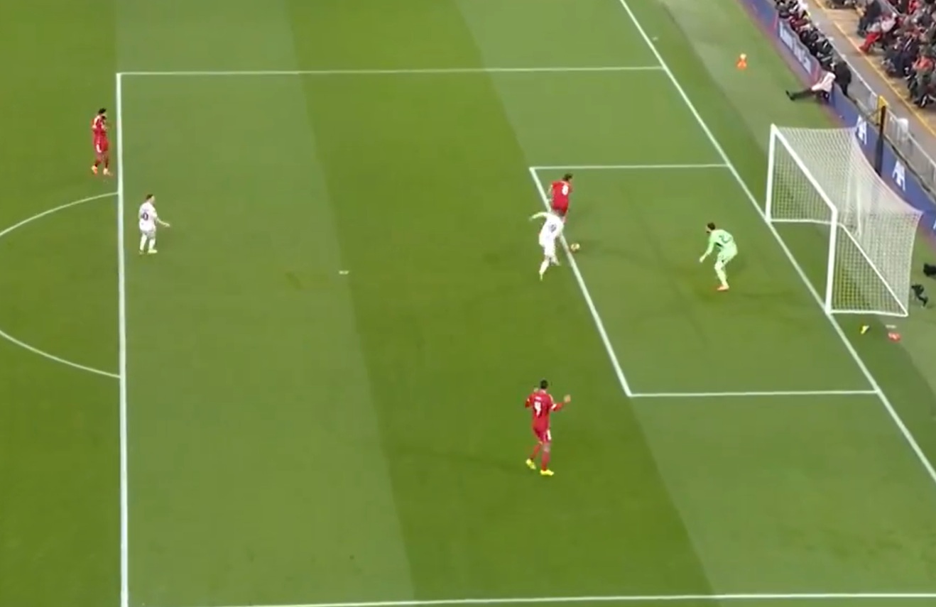 Dominik Szoboszlai's error gifted Adam Phillips a goal in front of the Kop