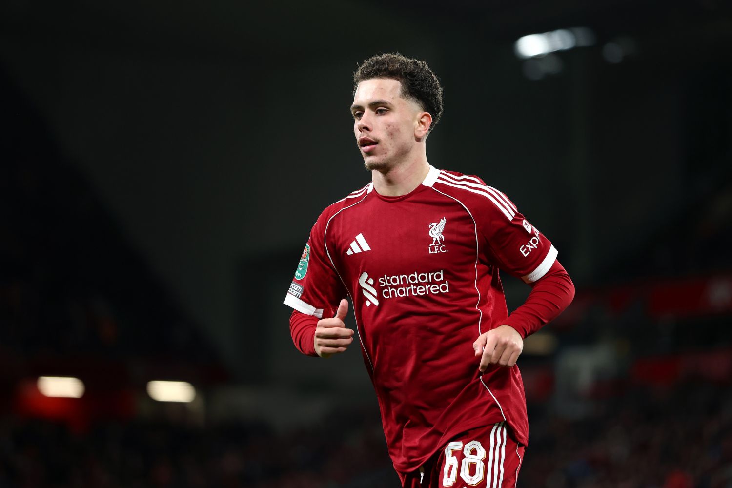 Kieran Morrison of Liverpool