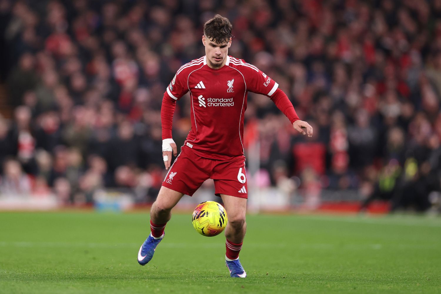 Milos Kerkez plays against Newcastle