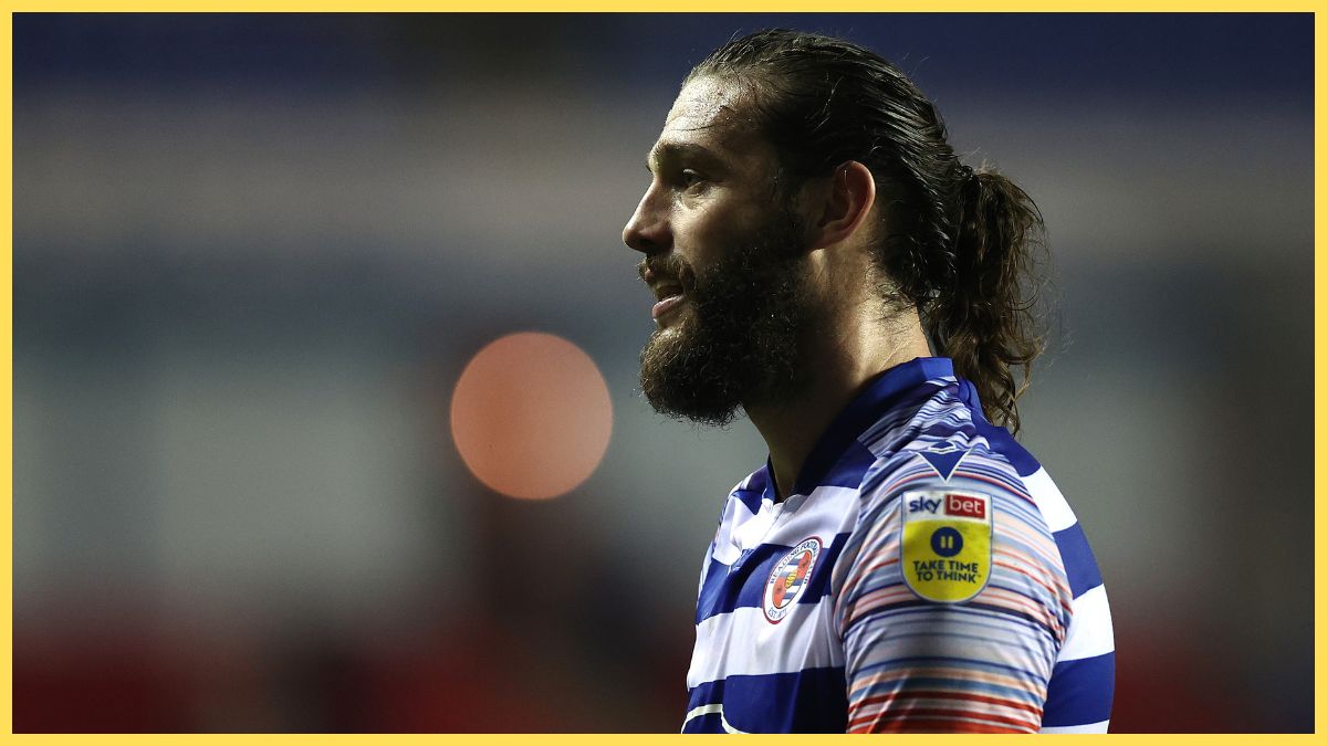 Andy Carroll in 2023 playing for Reading