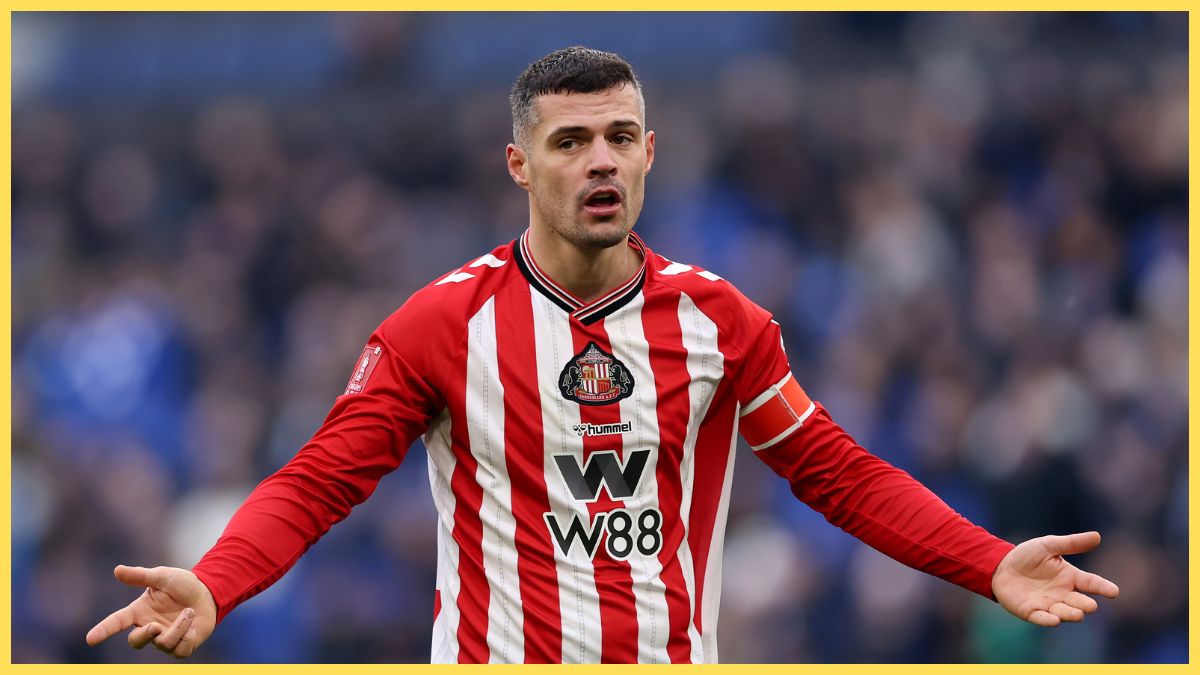 Granit Xhaka of Sunderland