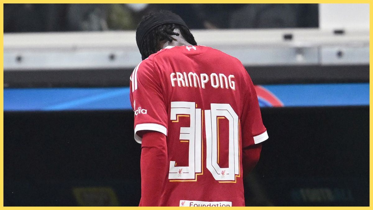 Jeremie Frimpong substituted off for Liverpool