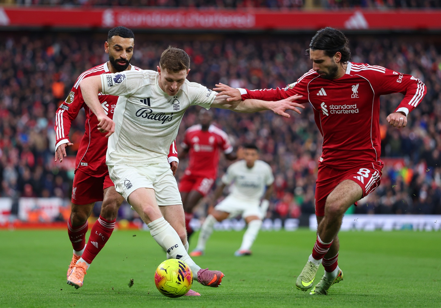 Nottingham Forest beat Liverpool 3-0 at Anfield earlier this season